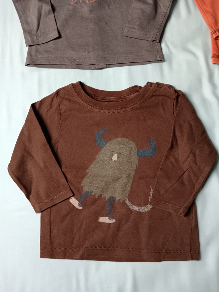 Lot de 6 Tee-shirts ML garçon 12 mois - photo numéro 4