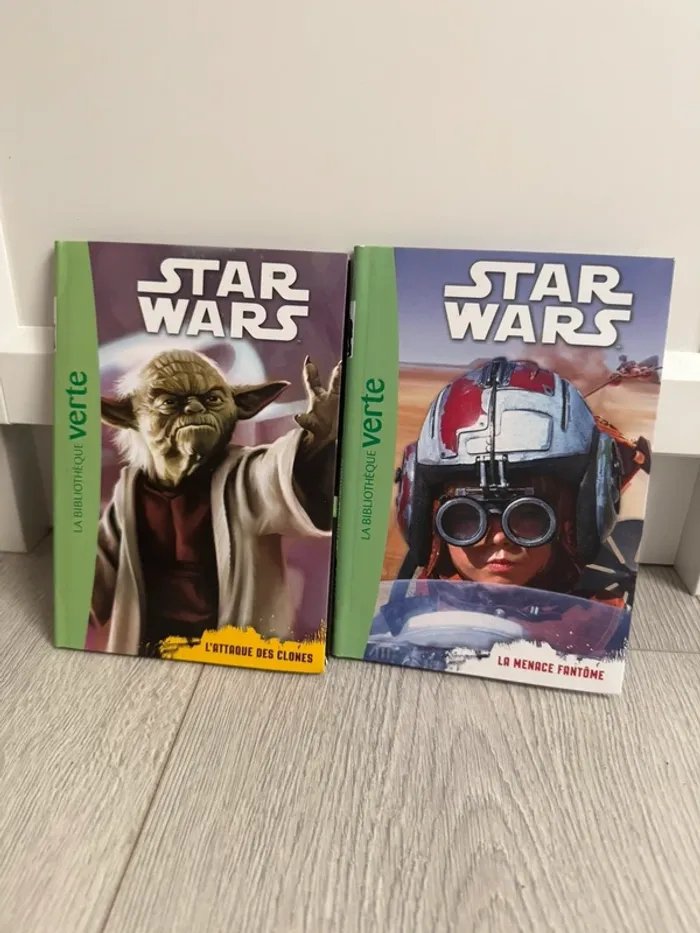 Lot de 2 livres Star Wars – Bibliothèque Verte (6-8 ans)
