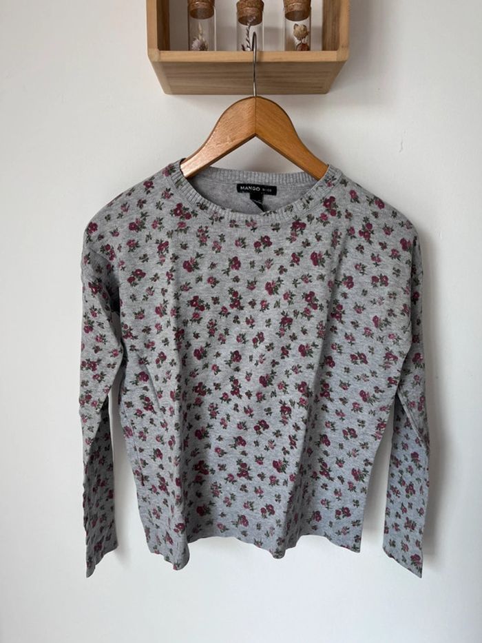 Pull Mango fleurs