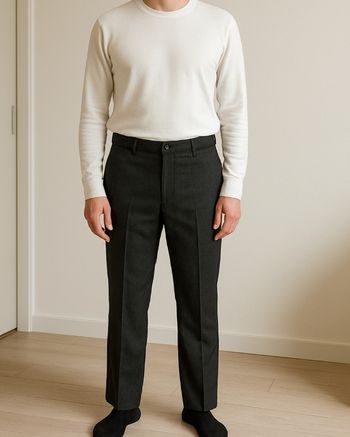 Pantalon homme à pinces