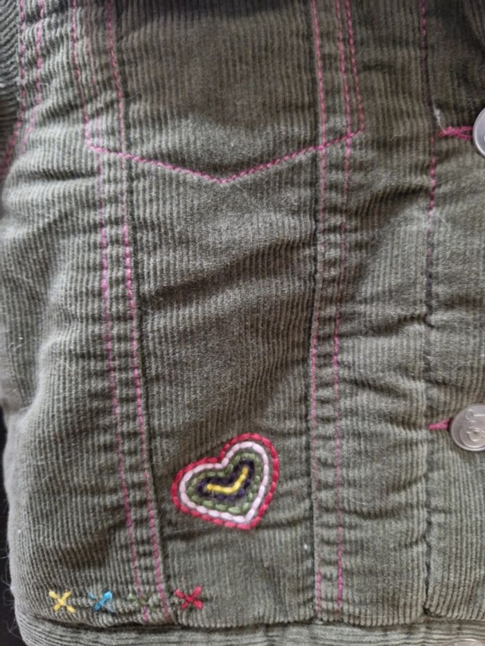 Manteau blouson velours chaud disney - photo numéro 5