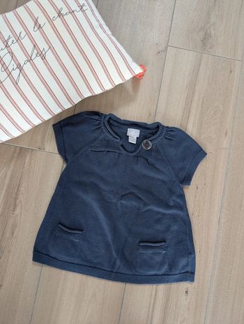 Pull sans manche Cyrillus 4 ans