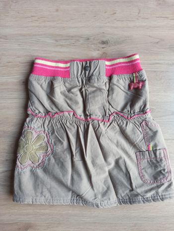 Jupe kaki broderie Kiti watt 5 ans