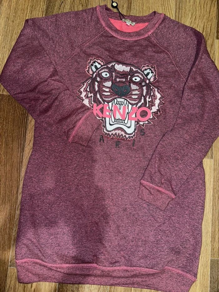Belle robe pull Kenzo à poches