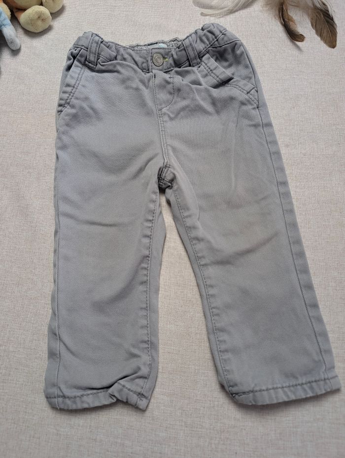 Pantalon jeans gris - photo numéro 2