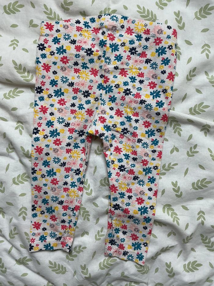 legging fleuri multicolore gémo 18 mois - photo numéro 5