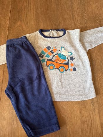Pyjama hiver 2 pièces 12 mois