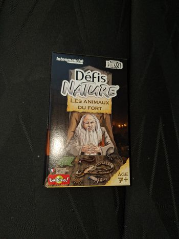 Jeu de carte défis Nature - les animaux du fort - neuf