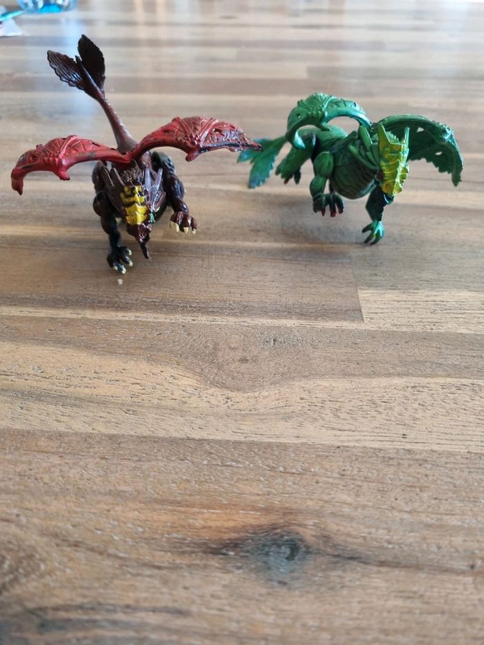 Lot de 2 dragons