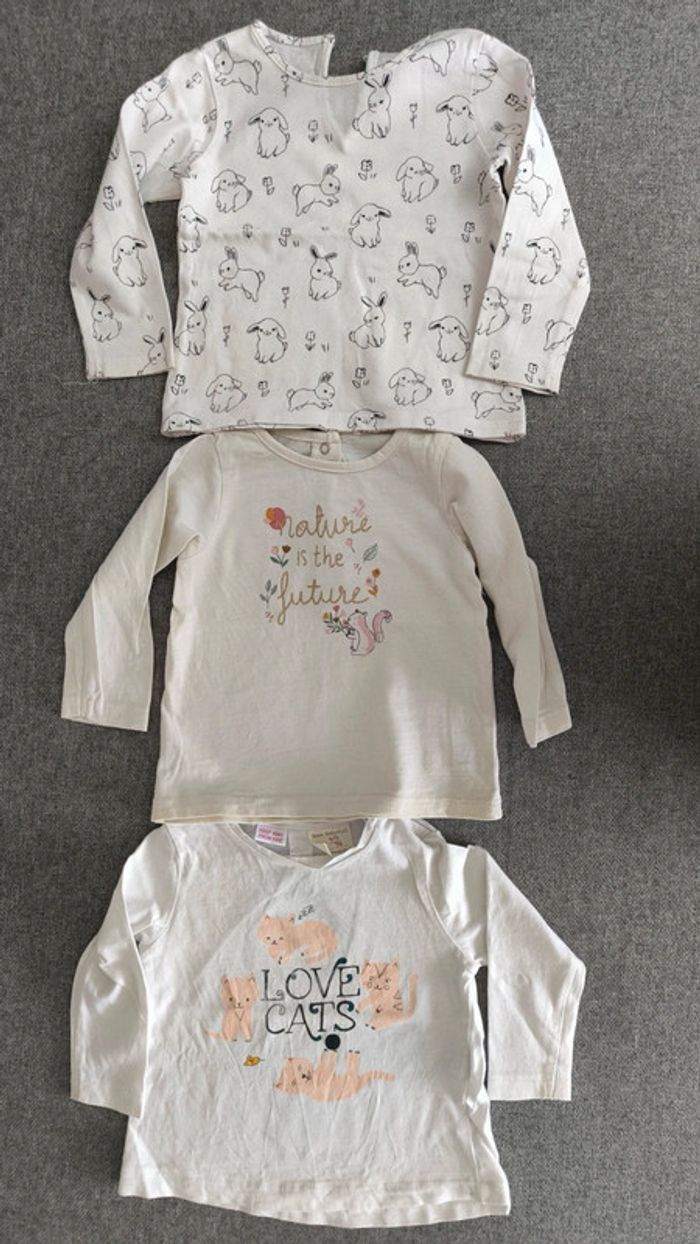 Lot de 3 tee-shirts ML