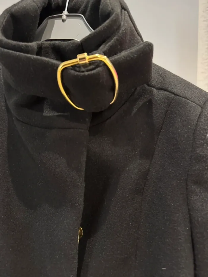 Manteau noir Mango XS - photo numéro 2