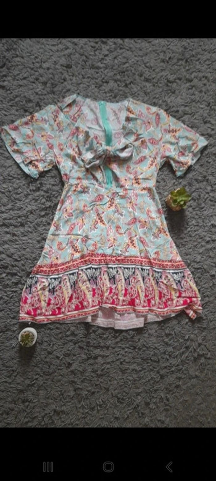 Robe fluide imprimé - photo numéro 2
