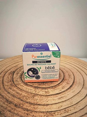 Baume de massage calmant bébé Puressentiel , 30 ml , neuf