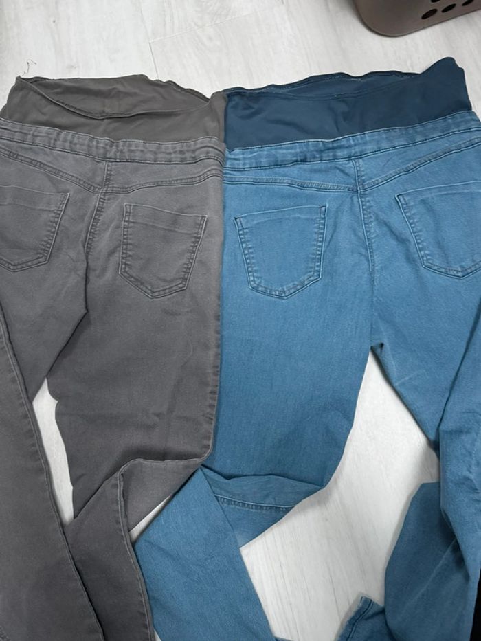 Lot 2 jeans grossesse kiabi taille 38 - photo numéro 3