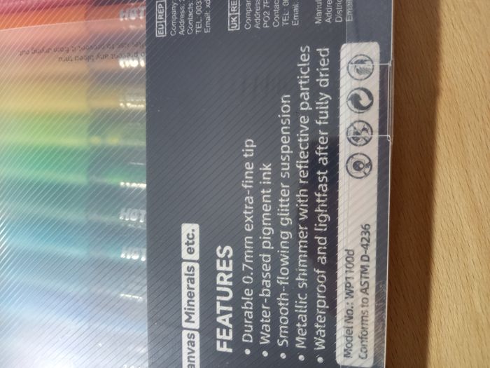 Feutres pailletés x 24 - photo numéro 4