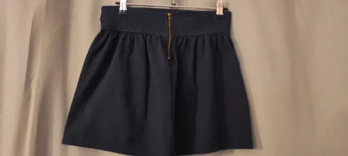 Mini jupe bleue marine Bershka - photo numéro 5