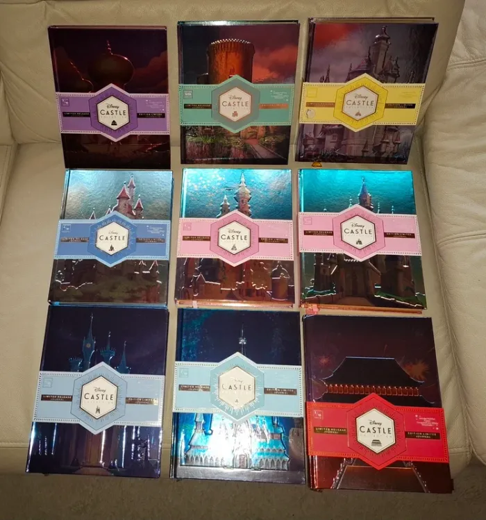 Lot de carnets livres cahiers castle collection disney princesse - photo numéro 6
