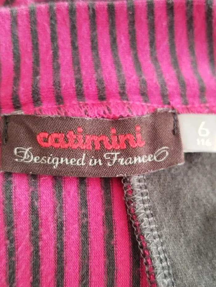 Robe manches longues multicolore Catimini taille 6 ans - photo numéro 3