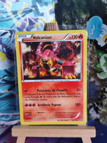 Volcanion  rare 25/114 xy offensive vapeur