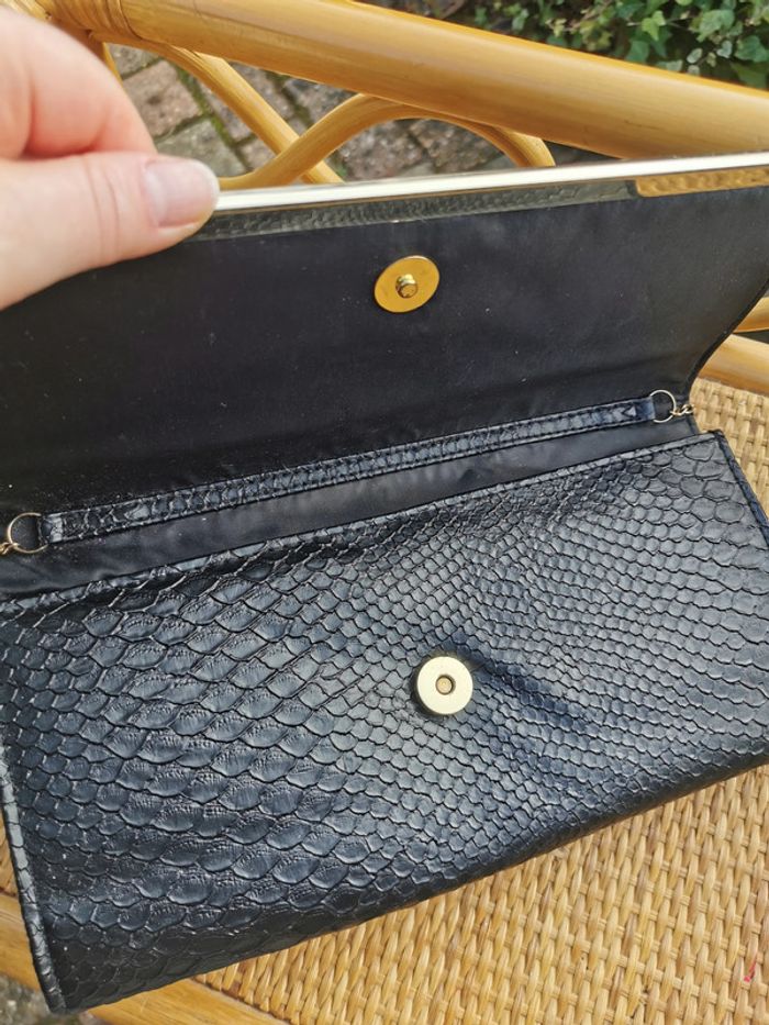 Pochette noire structuré New look - photo numéro 3