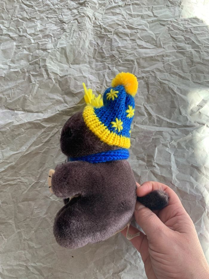 Peluche marmotte 21 cm - photo numéro 4