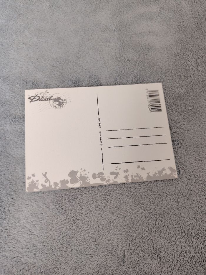 Carte postale Diddl
Neuve
Rare - photo numéro 2