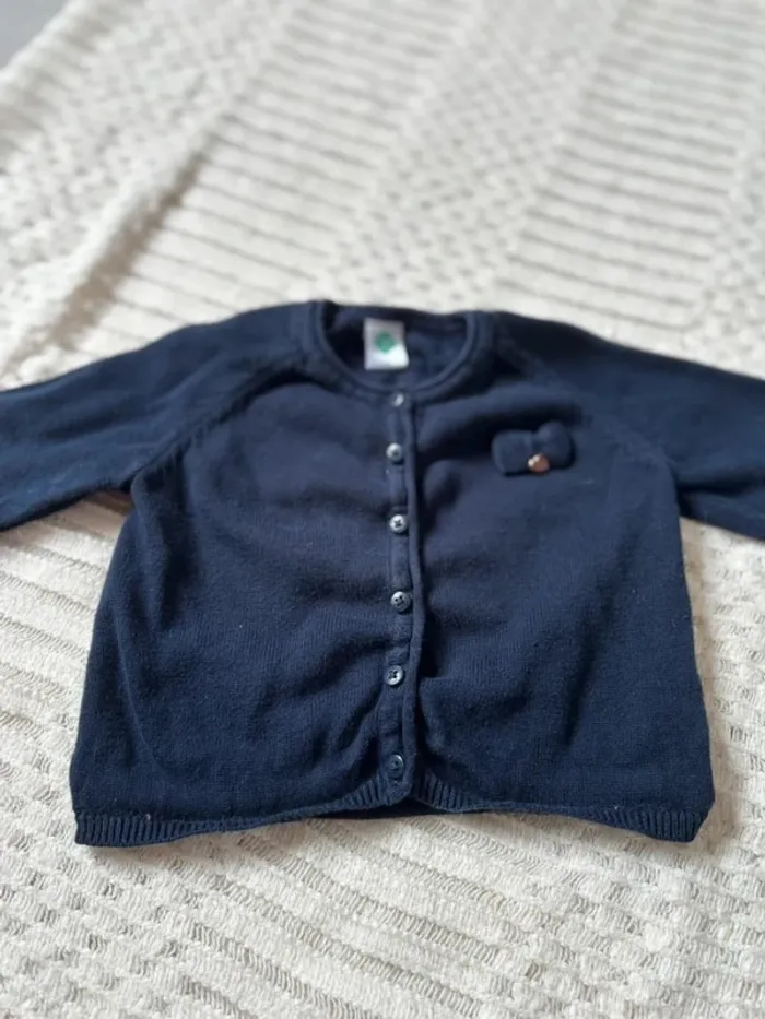 Gilet fille 9 mois Tex - photo numéro 2