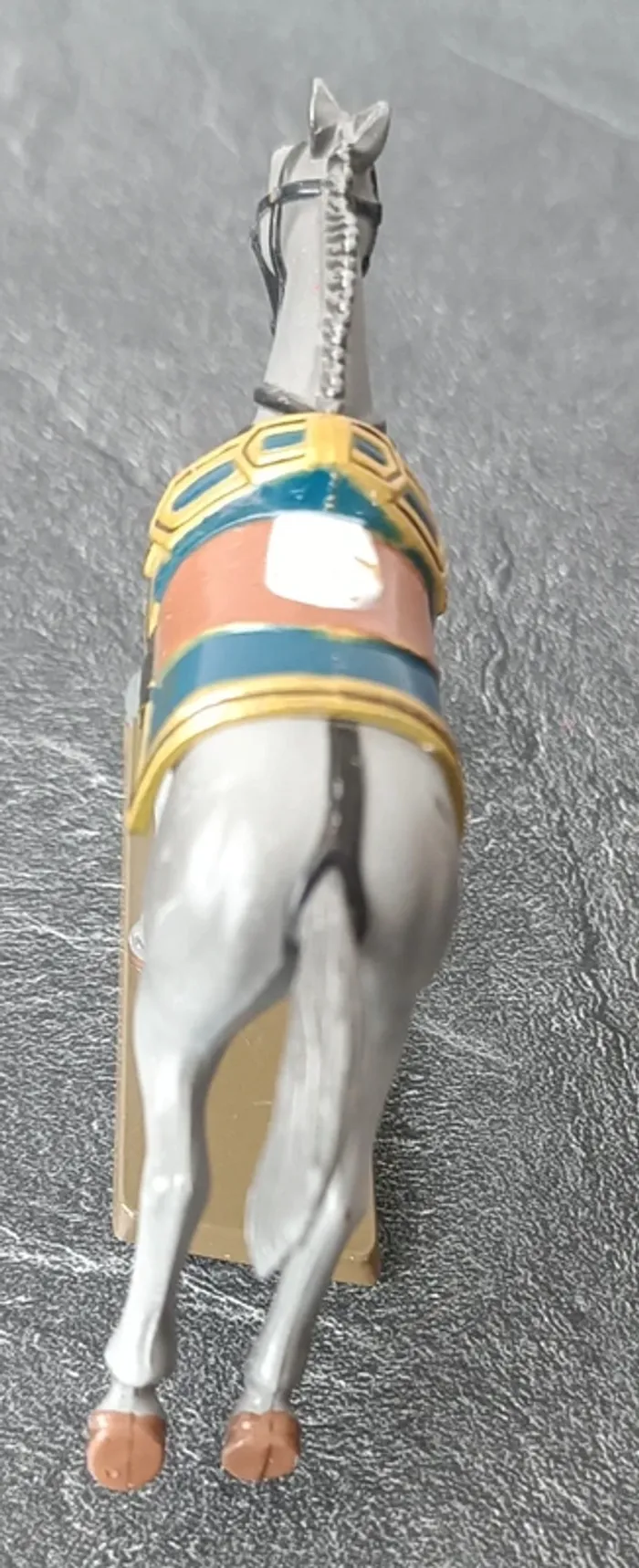 Figurine de cheval en plomb d'un cavalier de Napoléon - Starlux - photo numéro 4