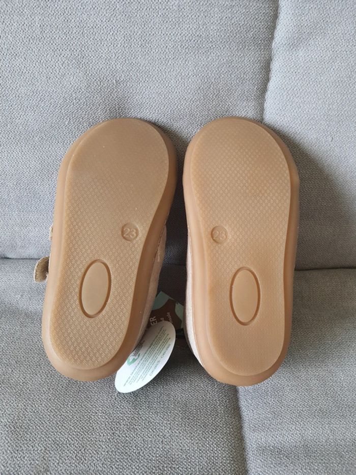 Baskets montantes en cuir Obaïbi pointure 23 neuf avec étiquettes - photo numéro 4