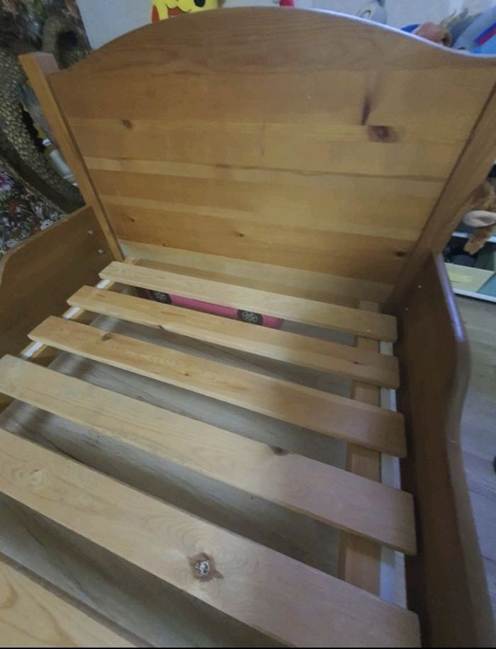 Lit évolutif enfant bois avec matelas - photo numéro 6