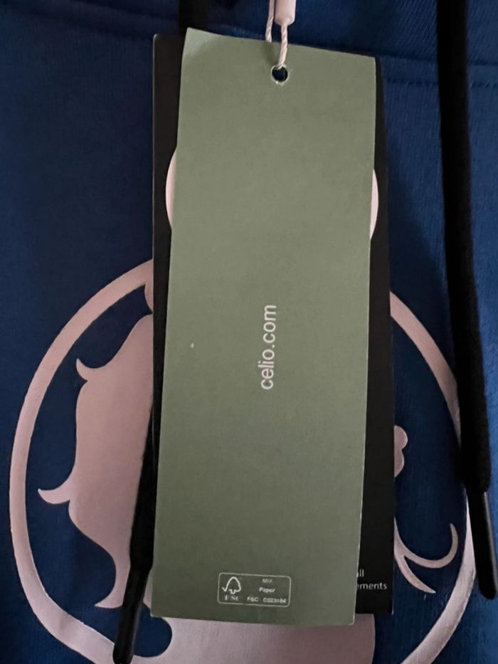 Pull bleu Celio neuf avec étiquette XXL mortal combat - photo numéro 6