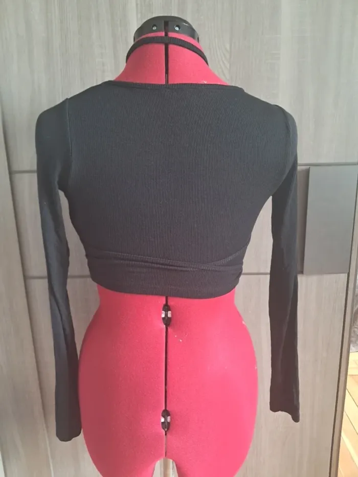 Crop top manches longues - photo numéro 2
