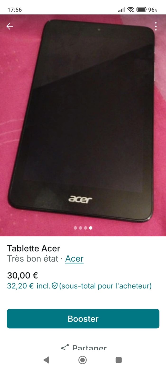 Tablette Acer - photo numéro 4