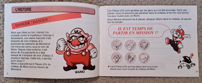 🎮 Notice Super Mario Land 2 Nintendo Gameboy GB - photo numéro 3