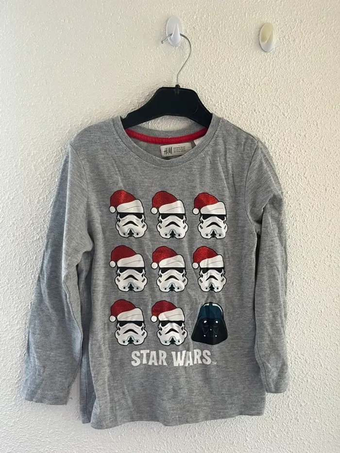 T-shirt manches longues star wars taille 5 ans 💫