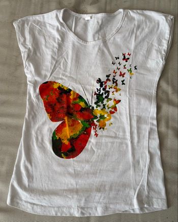 T-shirt papillon 10ans 
