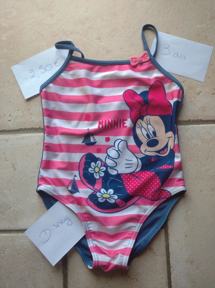 Maillot de bain 1 pièce Fille 3 ans Minnie Disney