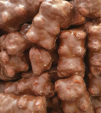 100g d'oursons chocolat au lait 