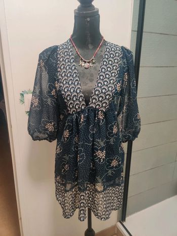 Jolie blouse voile  M 38