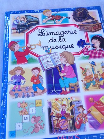 Livre L'magerie de la musique  Fleurus