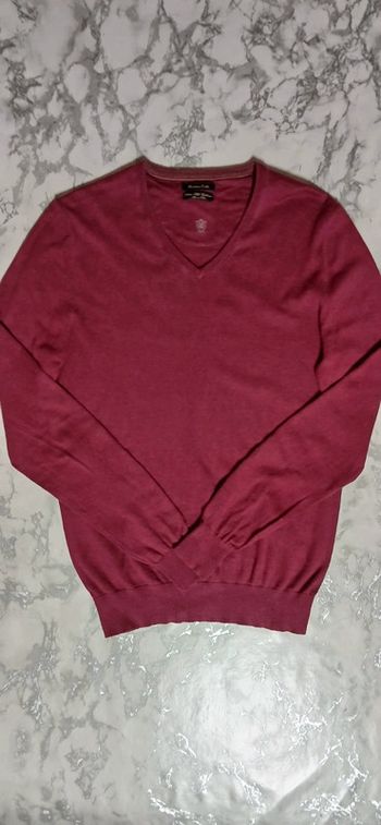 Cardigan massimo dutti taille S bordeaux bon état  pull d'automne