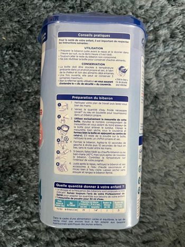 3 boîtes de lait 4ème âge - photo numéro 3