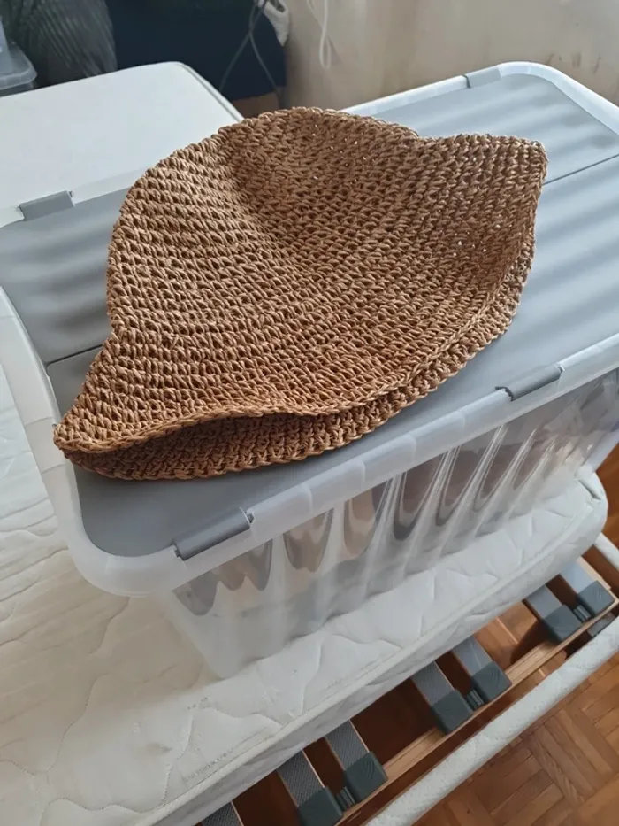 Lot de 4 Chapeau de paille à large bord - photo numéro 4