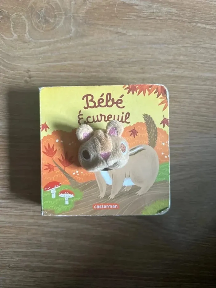 Livre bébé écureuil - mes livres marionnettes - photo numéro 2
