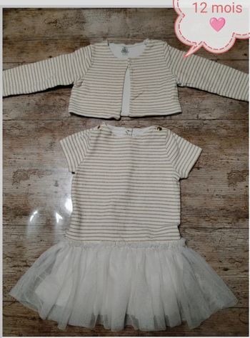 Magnifique tenue fille 12 mois petit bateau