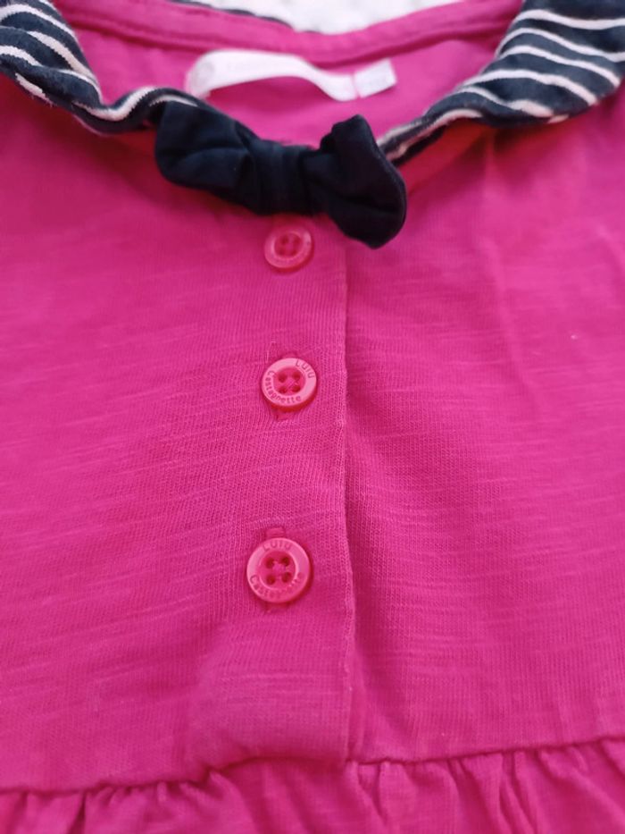 🔸Robe Fushia Fille Lulu Castagnette 24 Mois🔸 - photo numéro 4