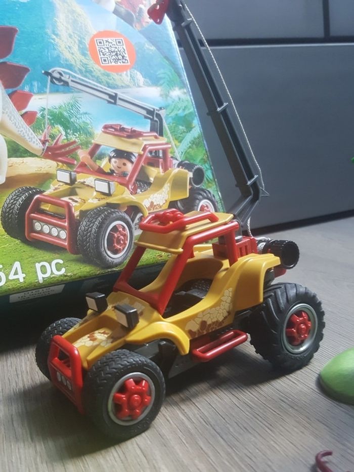 Playmobil 9432 "Dinos explorateur avec véhicule et Stégosaure - photo numéro 3