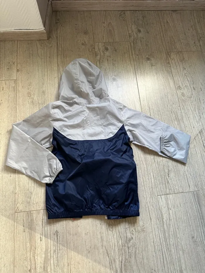 Kway garçon quechua gris bleu 12 ans - photo numéro 2