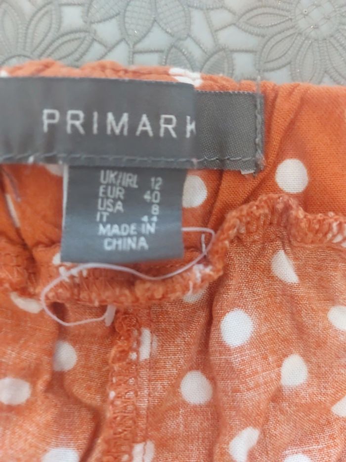 Short à pois orange - photo numéro 2