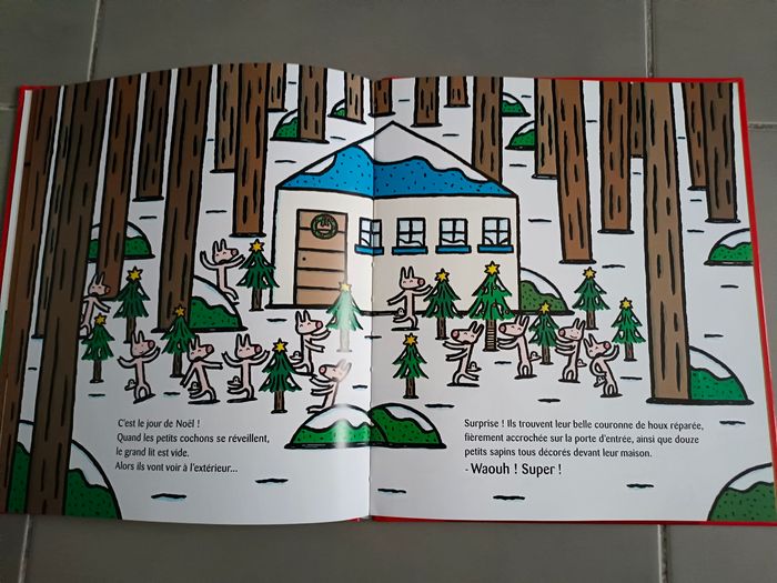 Lot de livres de Noël : Bluey, Pat' Patrouille Paw Patrol, Monsieur Loup,  La Petite fille - photo numéro 5